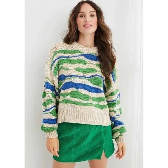 Aerie Sweaters - Aerie Intarsia Wool Blend Sweater NWT